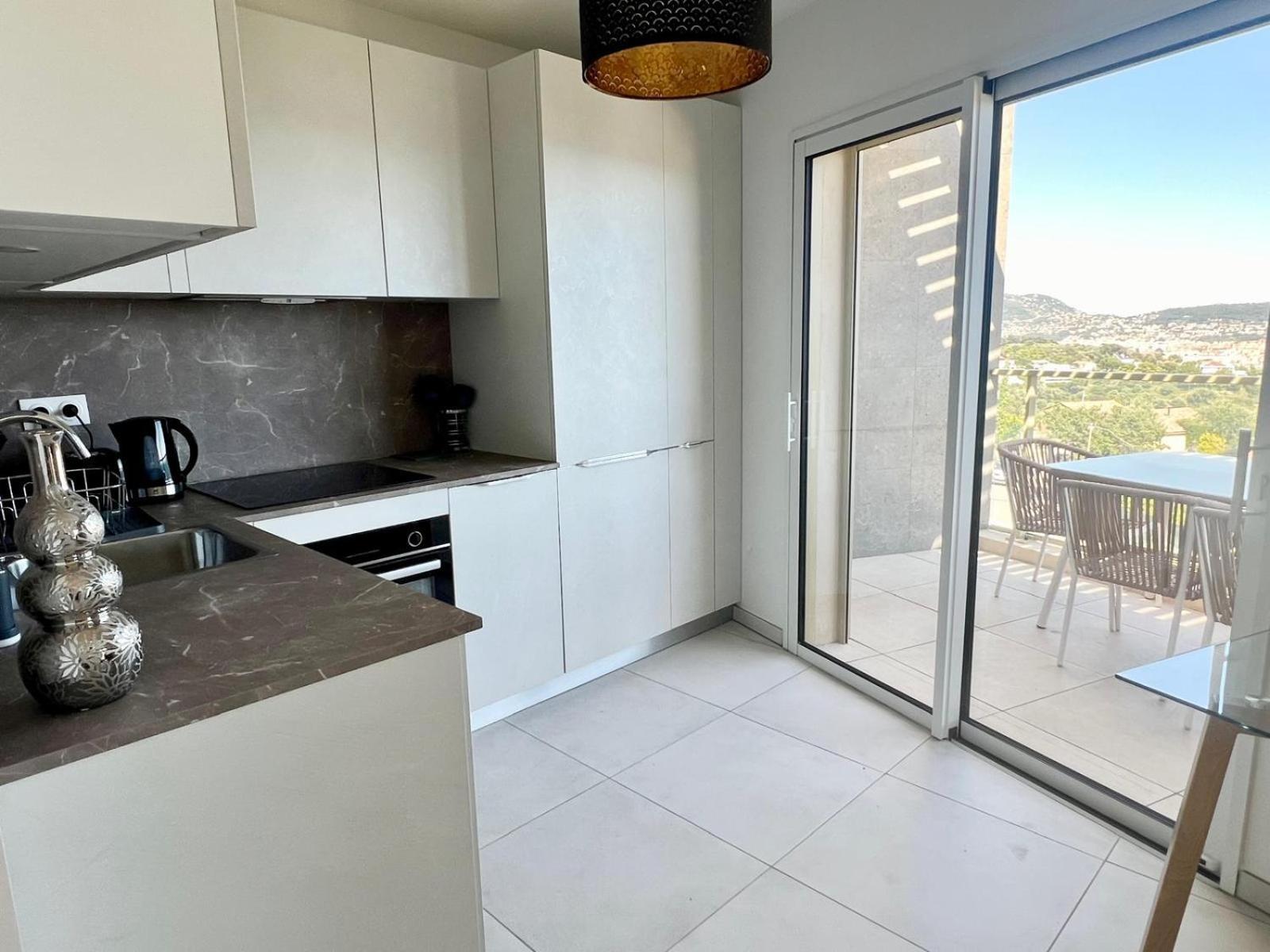 Panoramic Sea View Appartment Blue Pearl Ница Екстериор снимка