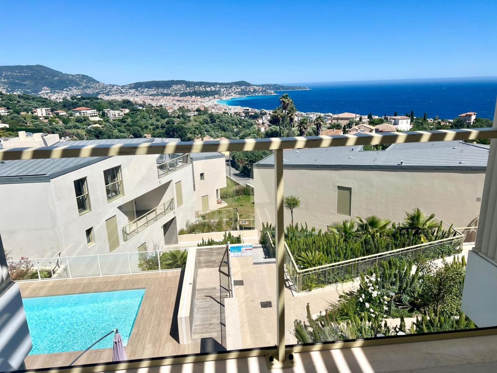 Panoramic Sea View Appartment Blue Pearl Ница Екстериор снимка