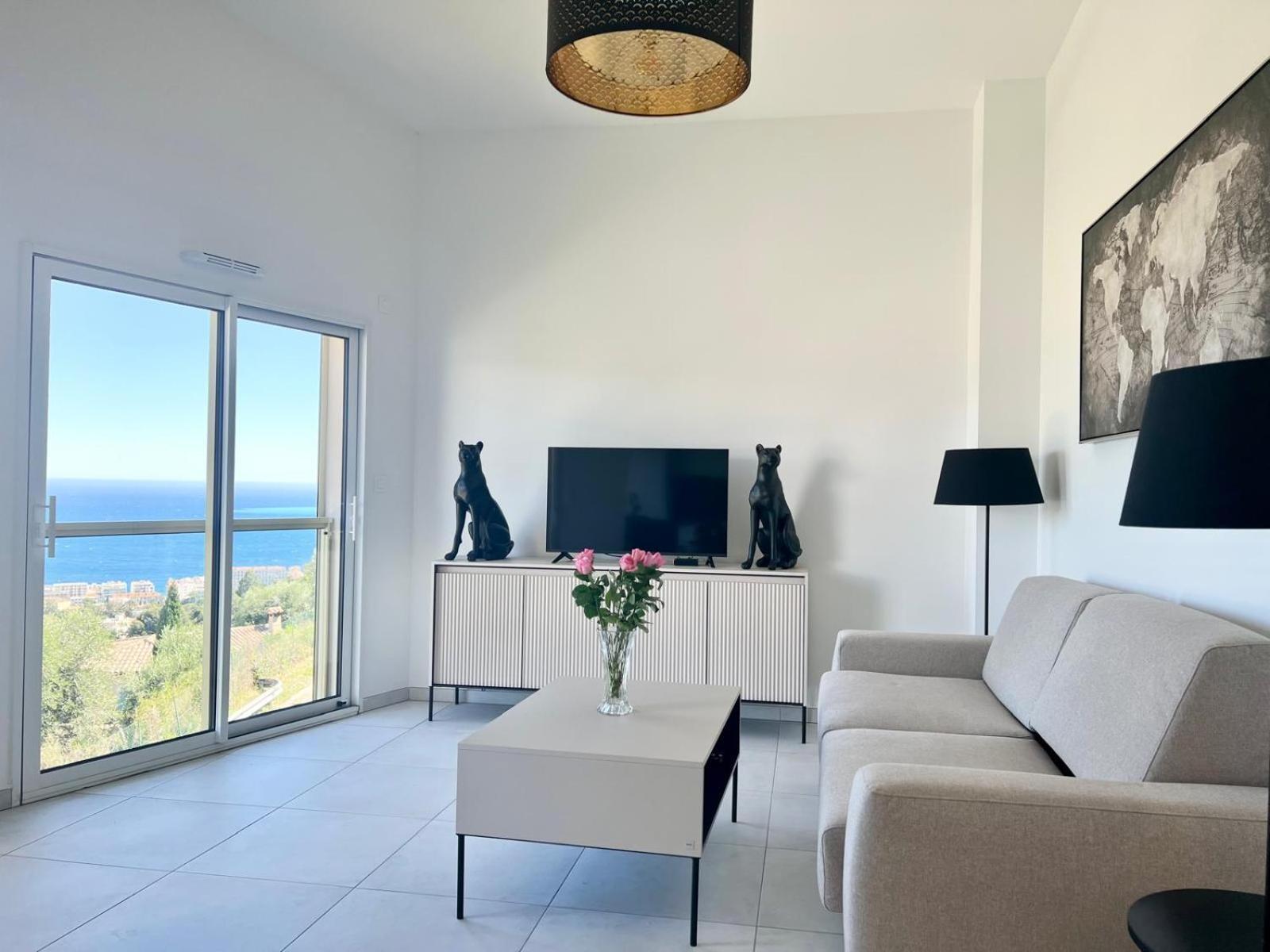 Panoramic Sea View Appartment Blue Pearl Ница Екстериор снимка