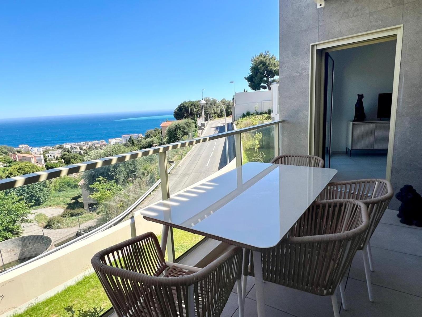 Panoramic Sea View Appartment Blue Pearl Ница Екстериор снимка