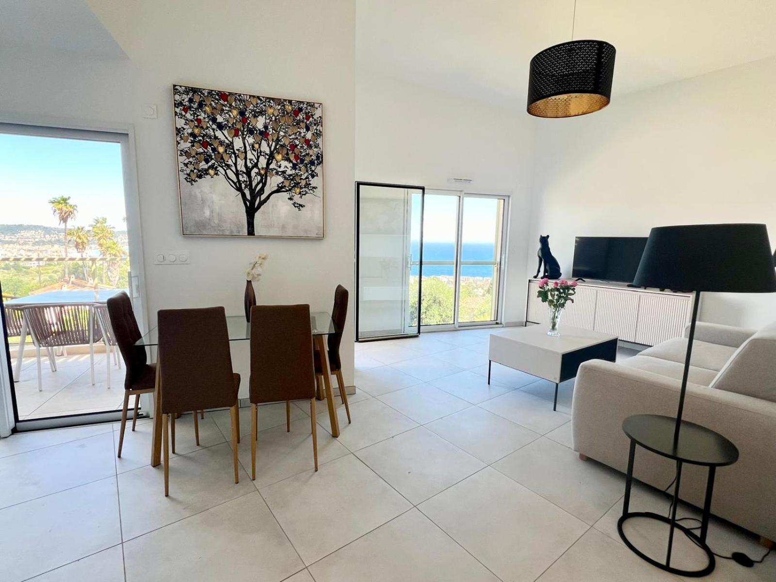 Panoramic Sea View Appartment Blue Pearl Ница Екстериор снимка